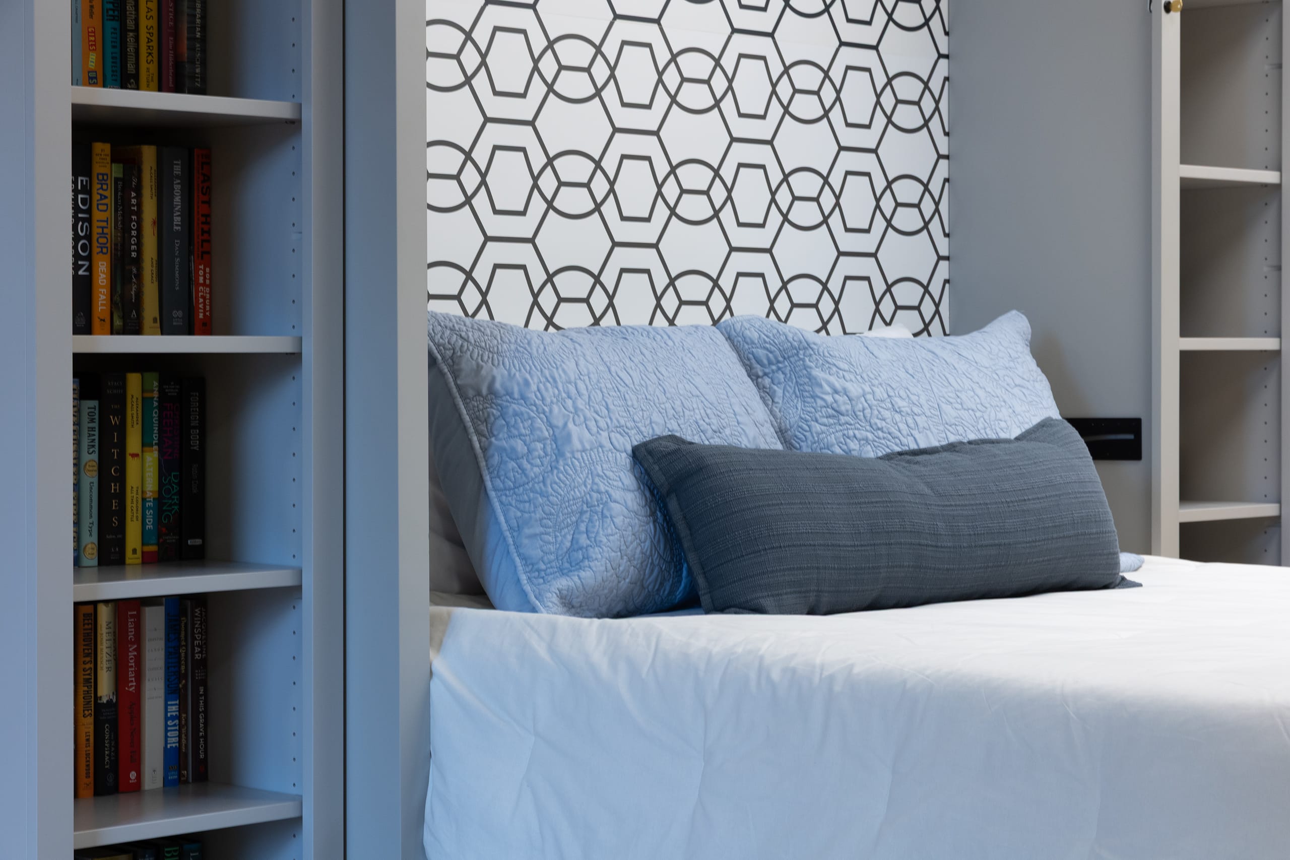 Bookcase Cabinet - Gray 4