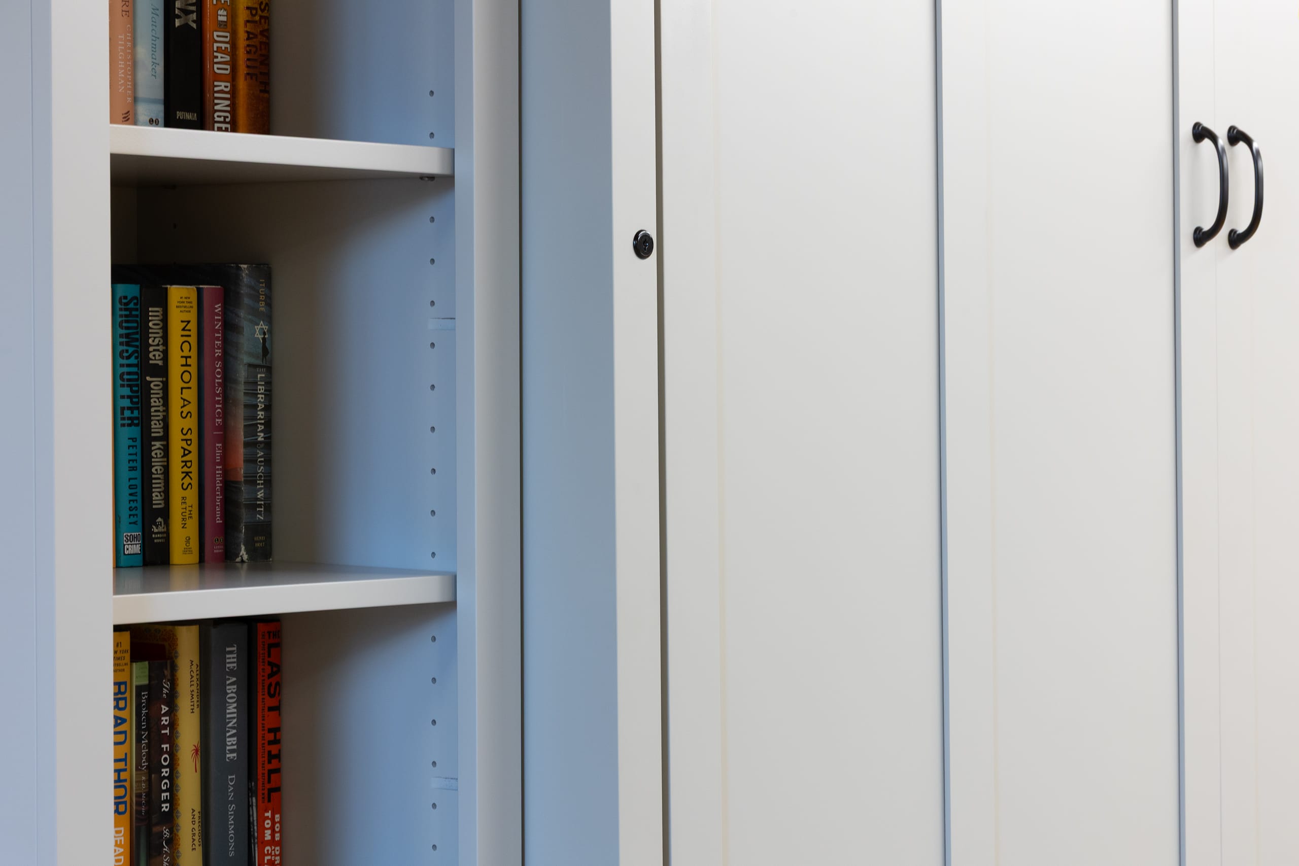 Bookcase Cabinet - Gray 7
