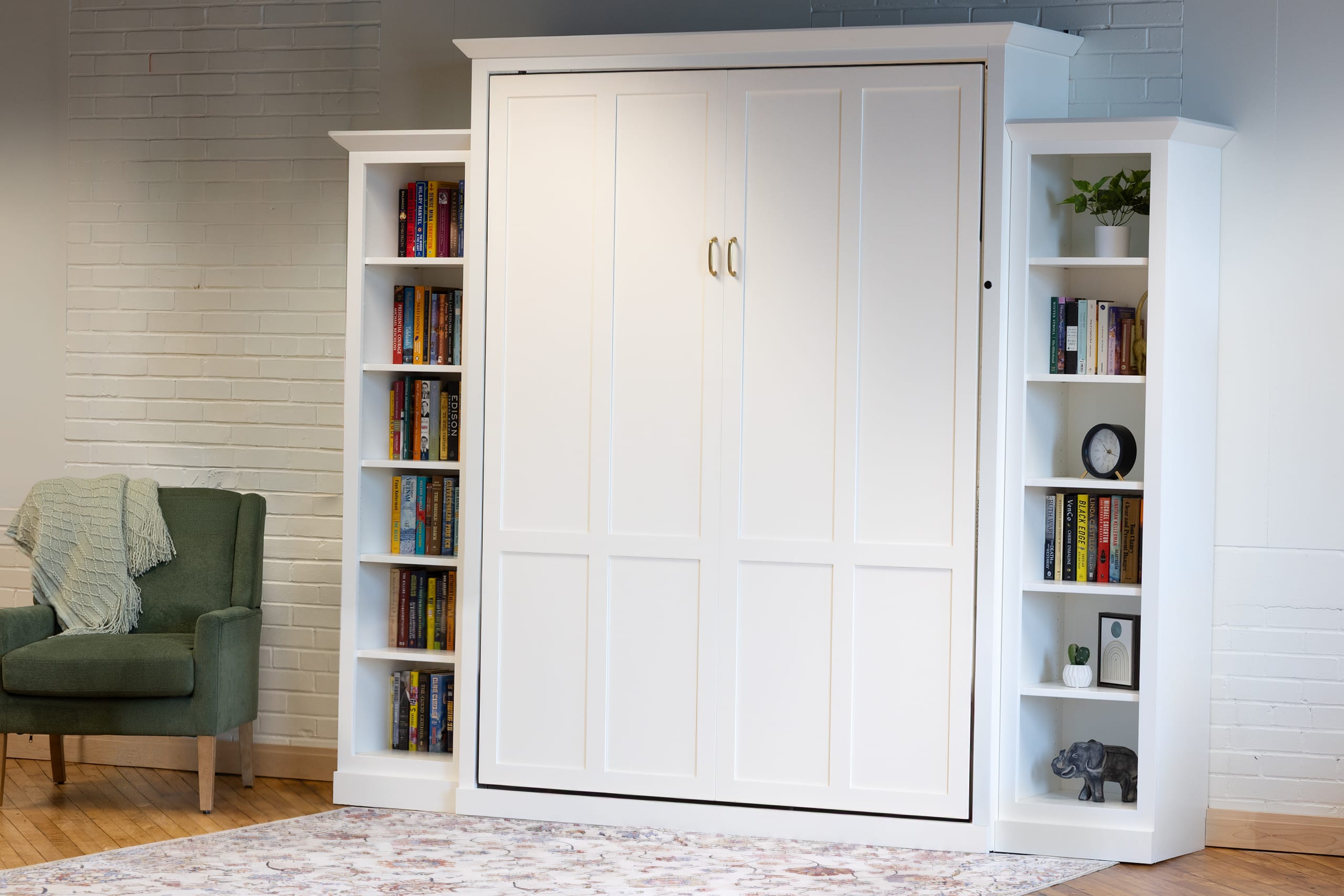 Bookcase Cabinet - White 5