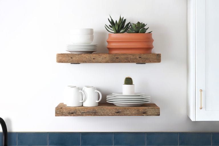 Deep Floating Shelves