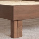 Walnut Stain Bed Frame Photo 7