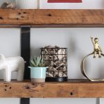 Barn Beam – Clear Coat Floating Bookshelf 9