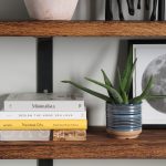 Oak – Oiled Torched Floating Bookshelf 4