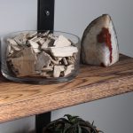 Oak – Oiled Torched Floating Bookshelf 6