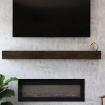 Torched Oak Coffee Box Mantel 1