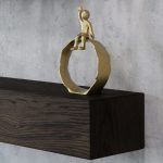 Torched Oak Coffee Box Mantel 2