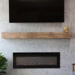 Torched Oak Mantel 2