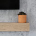 Unfinished White Oak Box Mantel 2