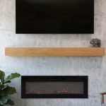 White Oak Clear Coat Box Mantel 1