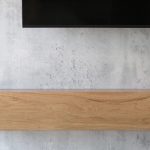 White Oak Clear Coat Box Mantel 2