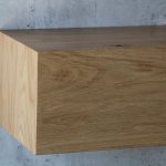 White Oak Clear Coat Box Mantel 4