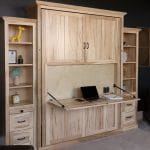 Wormy Maple Drop Down – Desk Down
