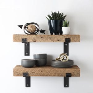 Deep Shelves with Full Brackets