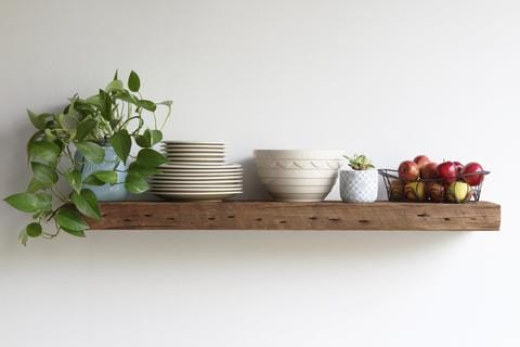 Reclaimed wood shelf gift idea